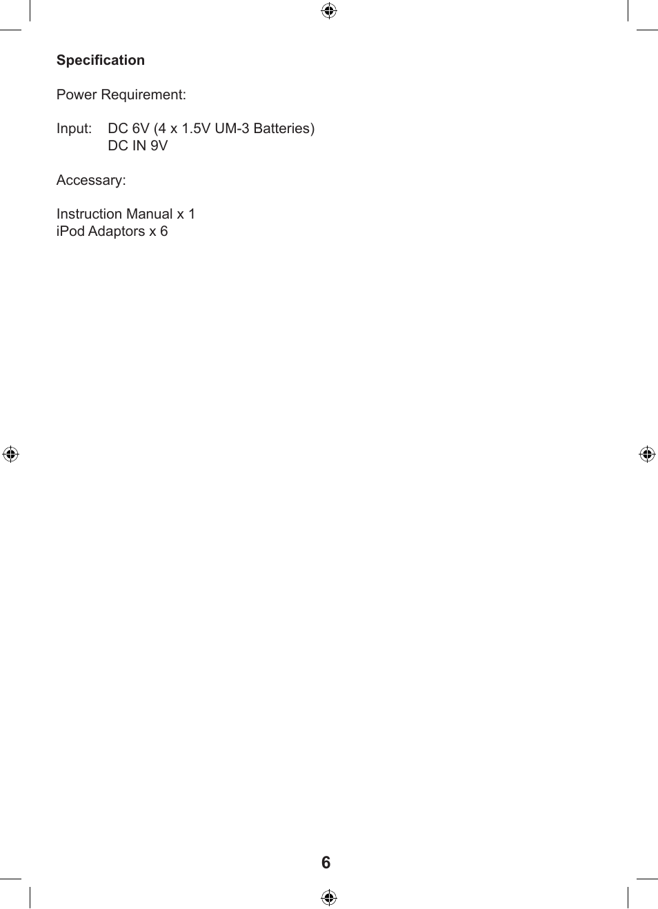 Curtis iP217UK User Manual | Page 8 / 9