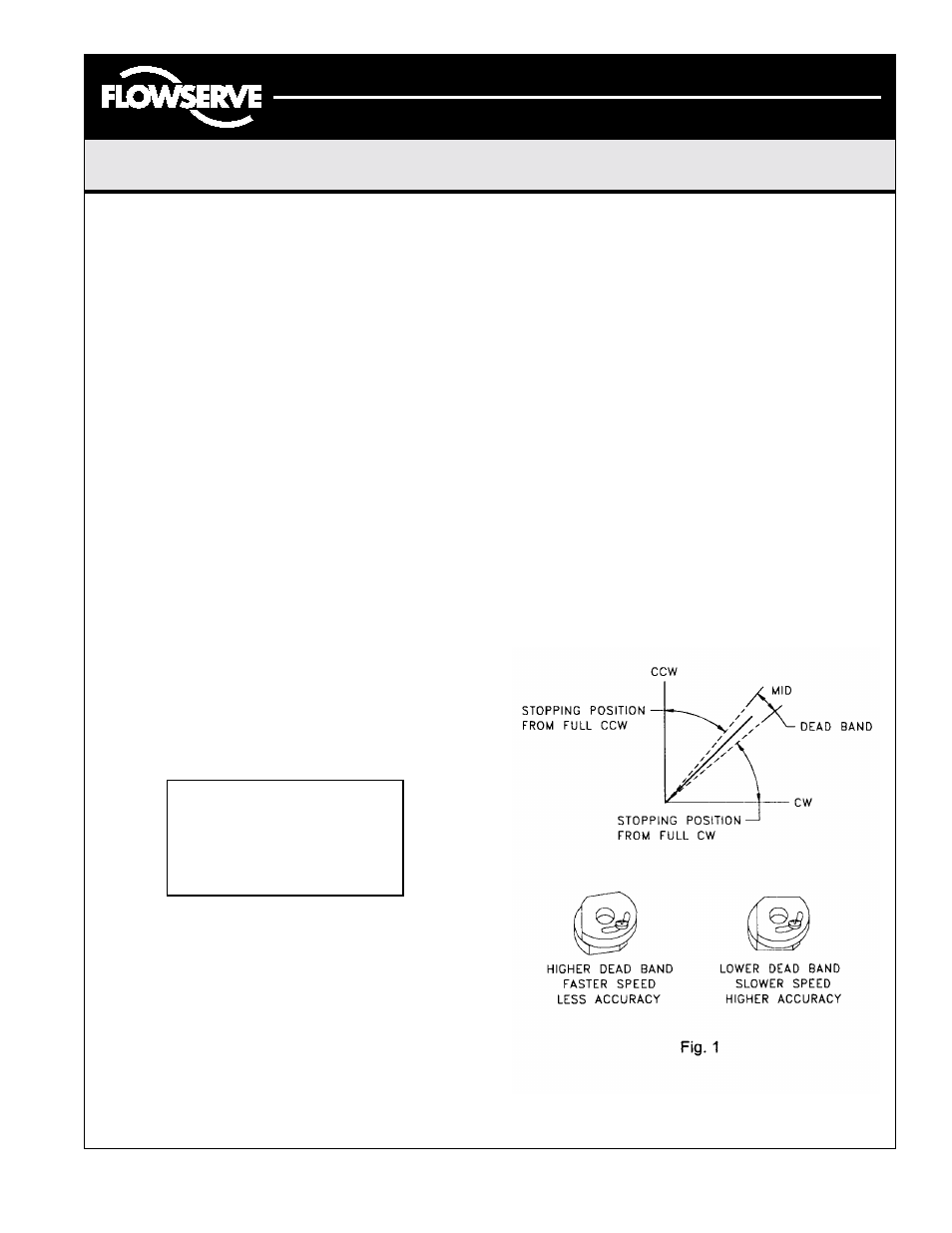 Flowserve SR Limit Switch Method 3-Position Control User Manual | 2 pages