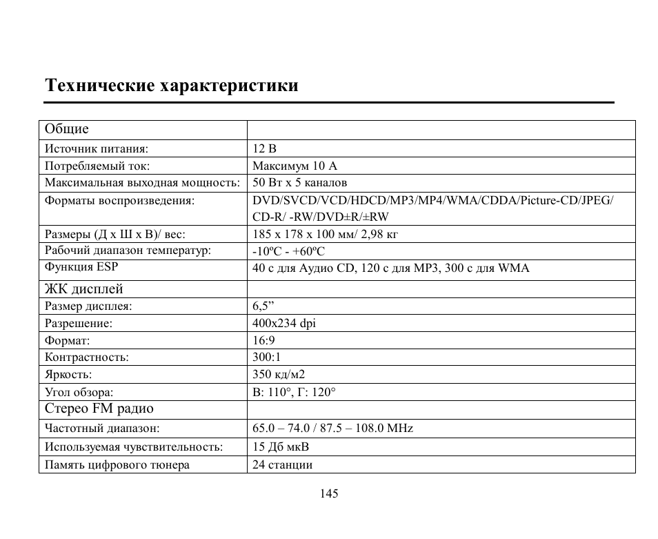 Hyundai H-CMD2002 User Manual | Page 145 / 146