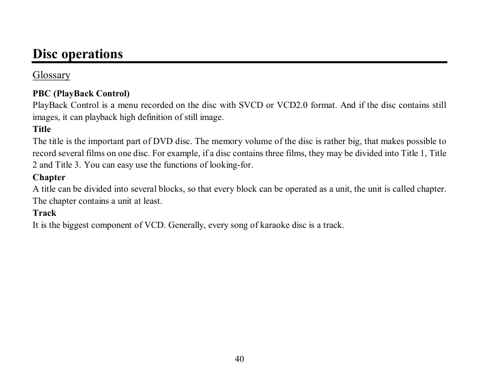 Disc operations | Hyundai H-CMD2002 User Manual | Page 40 / 146