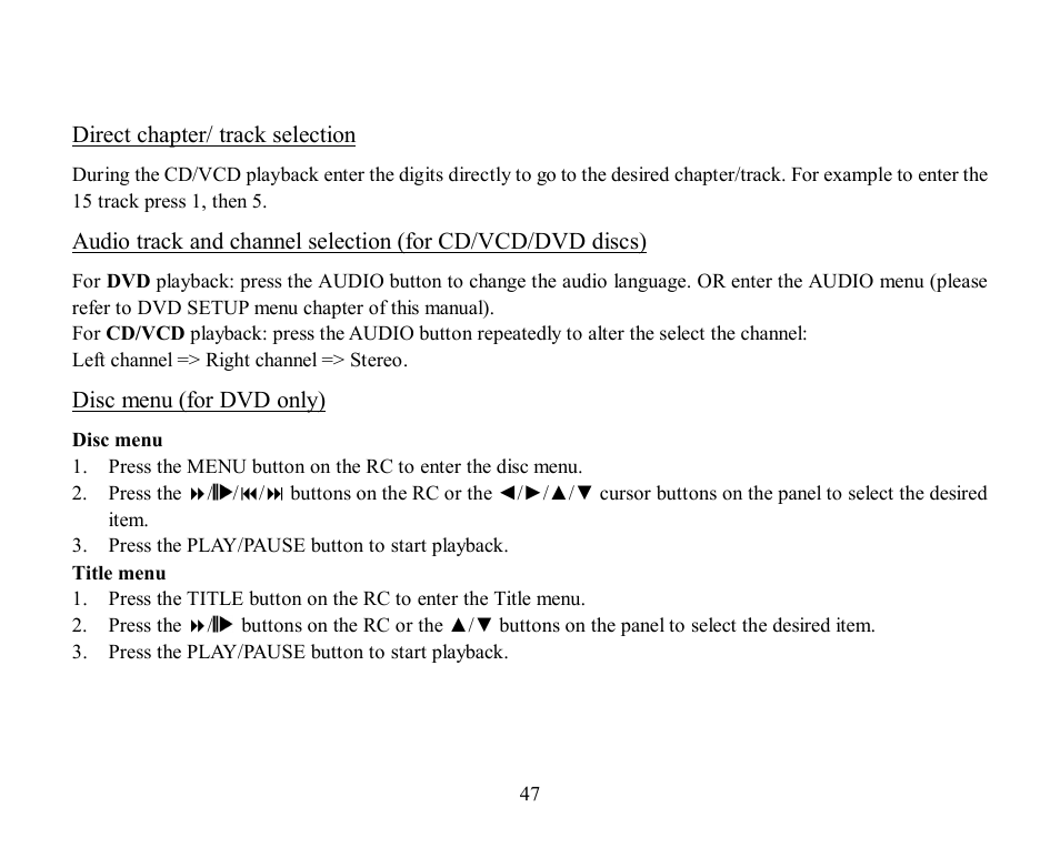 Hyundai H-CMD2002 User Manual | Page 47 / 146
