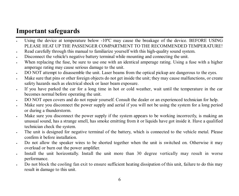 Important safeguards | Hyundai H-CMD2002 User Manual | Page 6 / 146