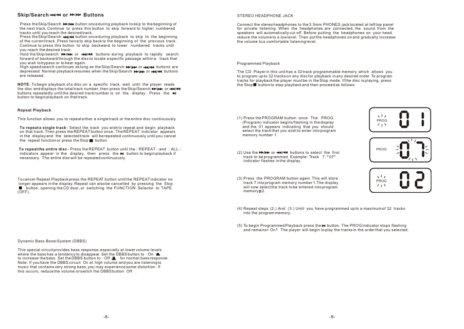 Curtis RCD 310 User Manual | Page 5 / 7