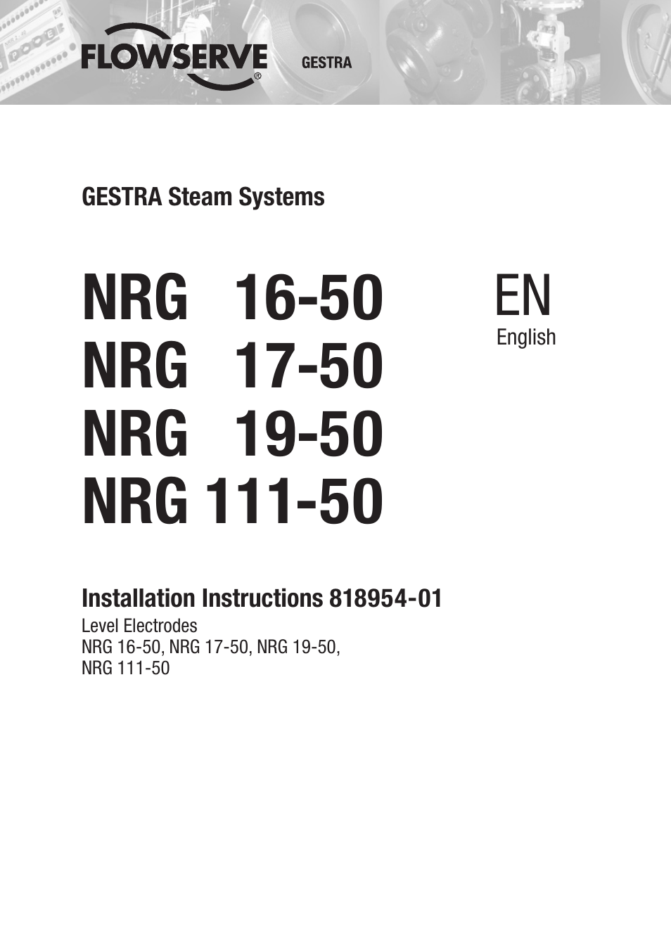 Flowserve NRG 16-50 User Manual | 24 pages