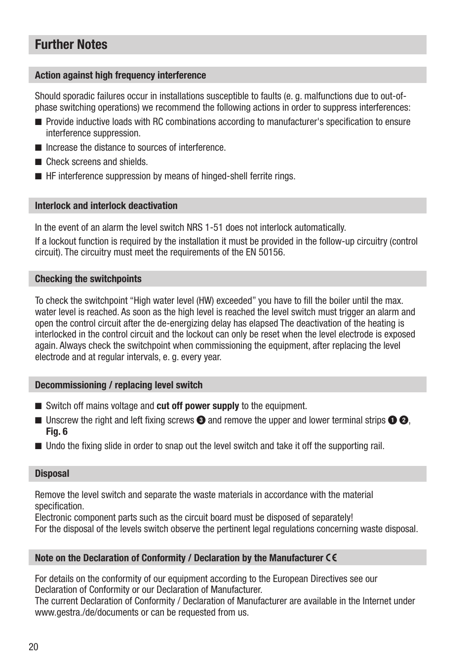 Flowserve NRS 1-51 User Manual | Page 20 / 24