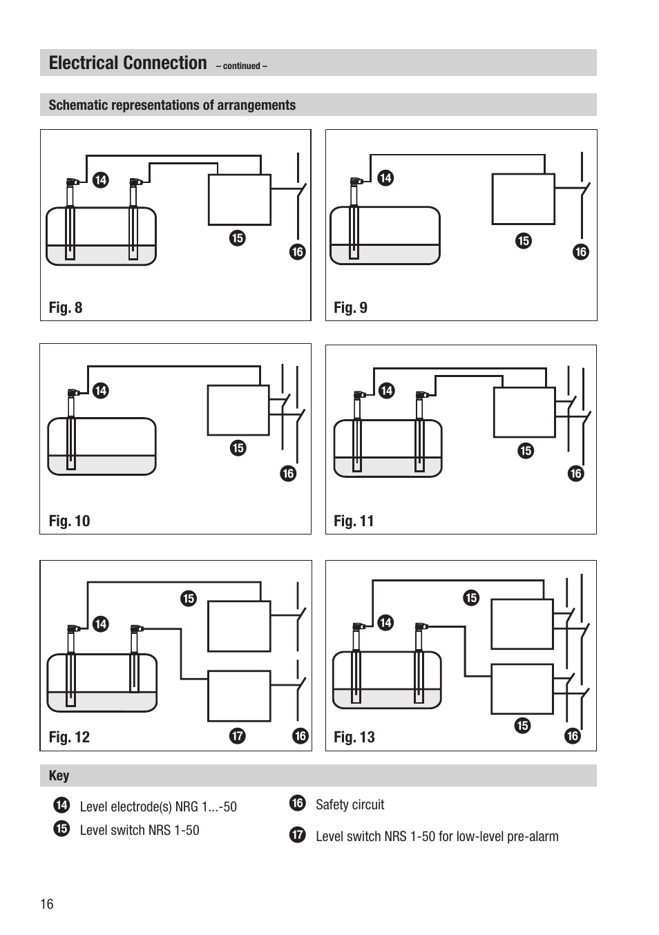Flowserve NRS 1-50 For TWO Electrodes User Manual | Page 16 / 28