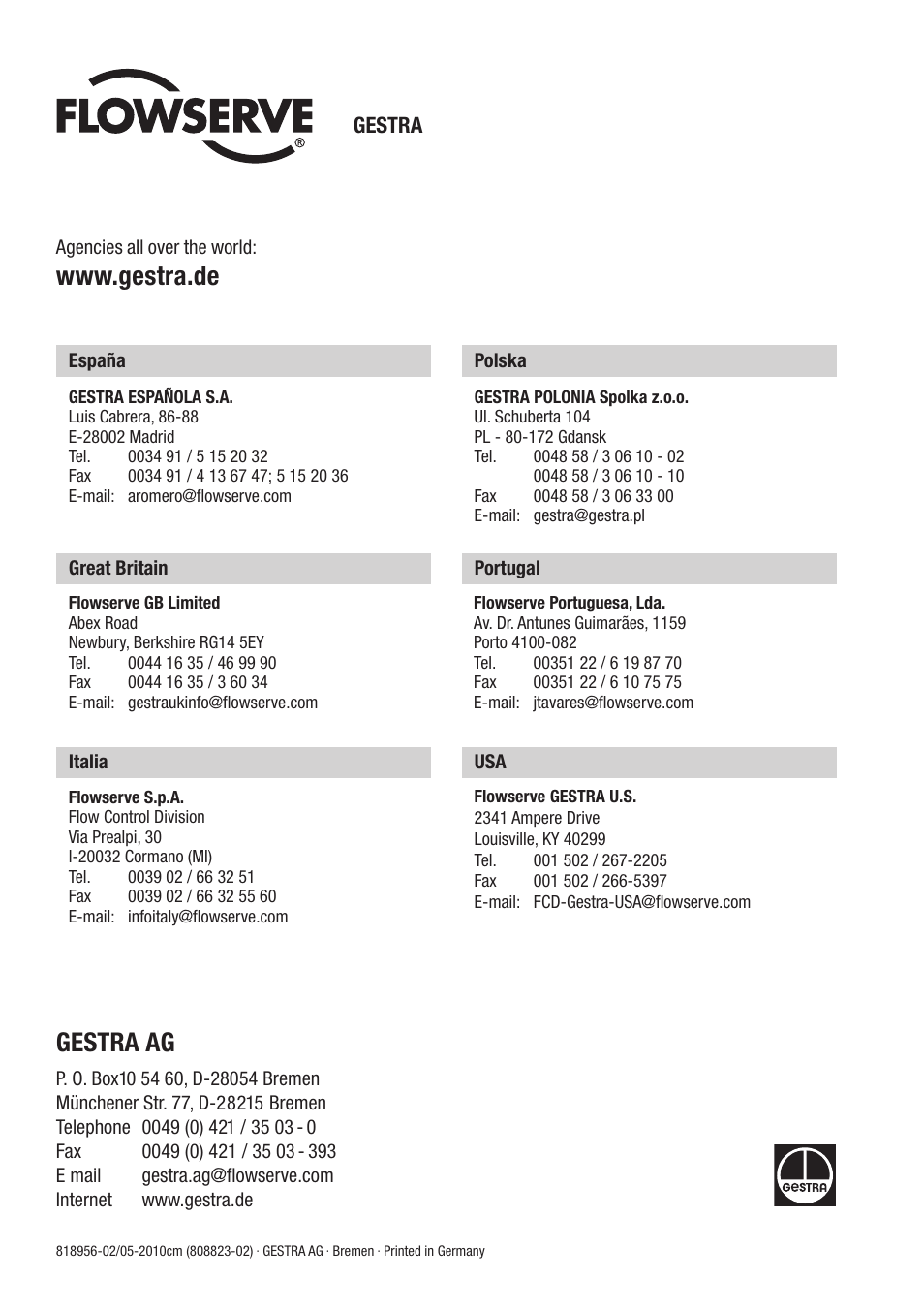 Flowserve NRG 16-51 User Manual | Page 24 / 24