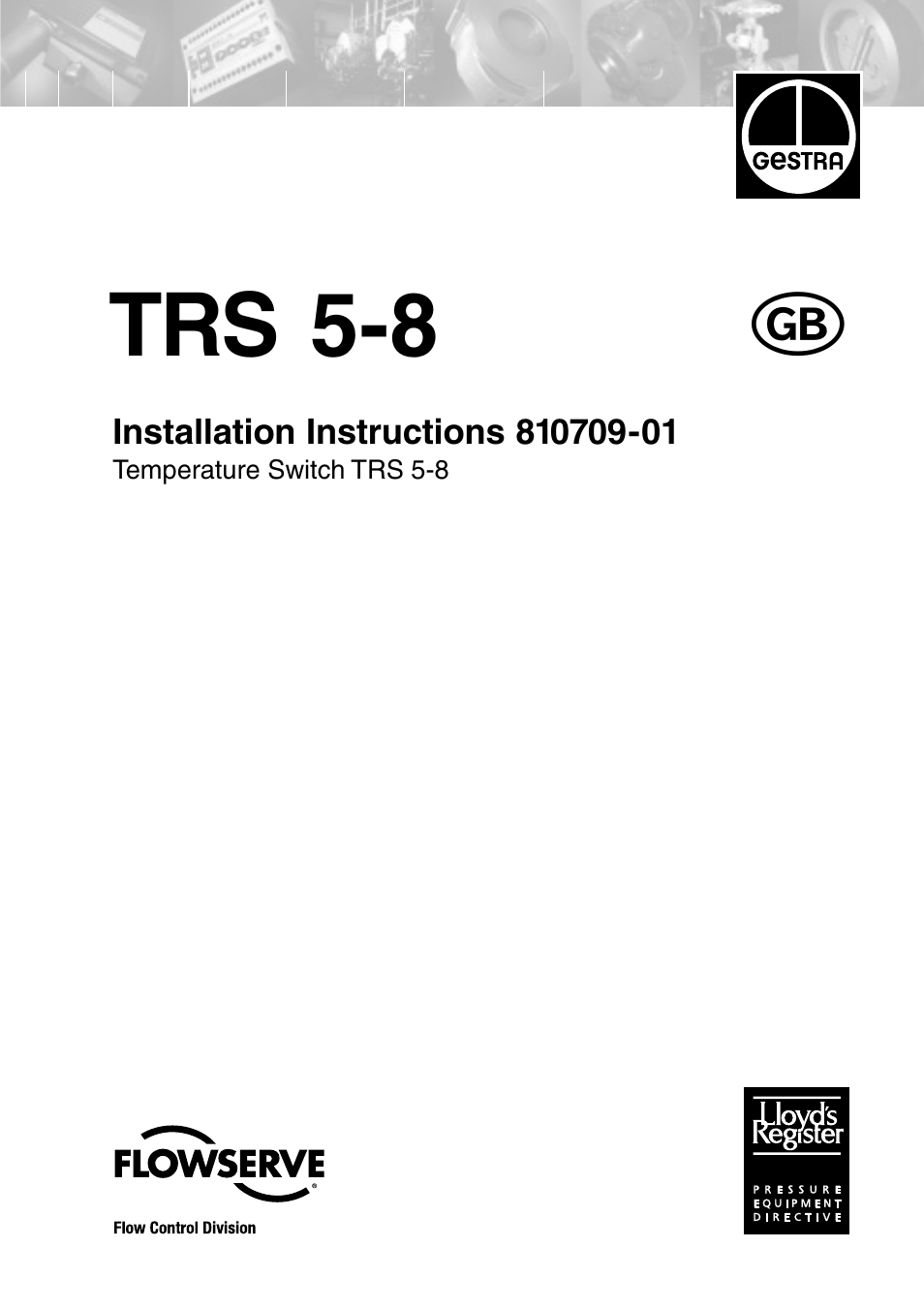 Flowserve TRS 5-8 User Manual | 16 pages