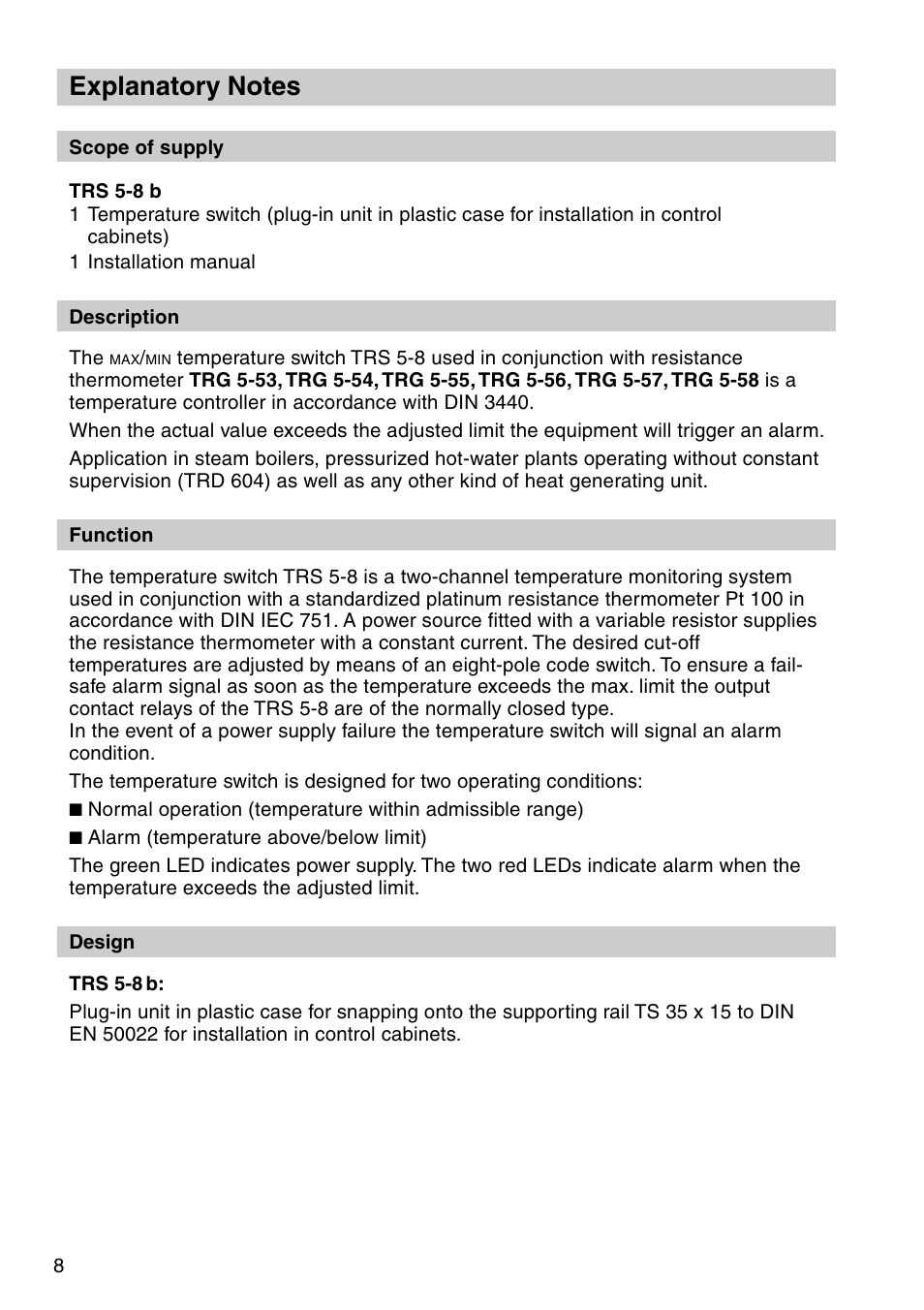 Flowserve TRS 5-8 User Manual | Page 8 / 16