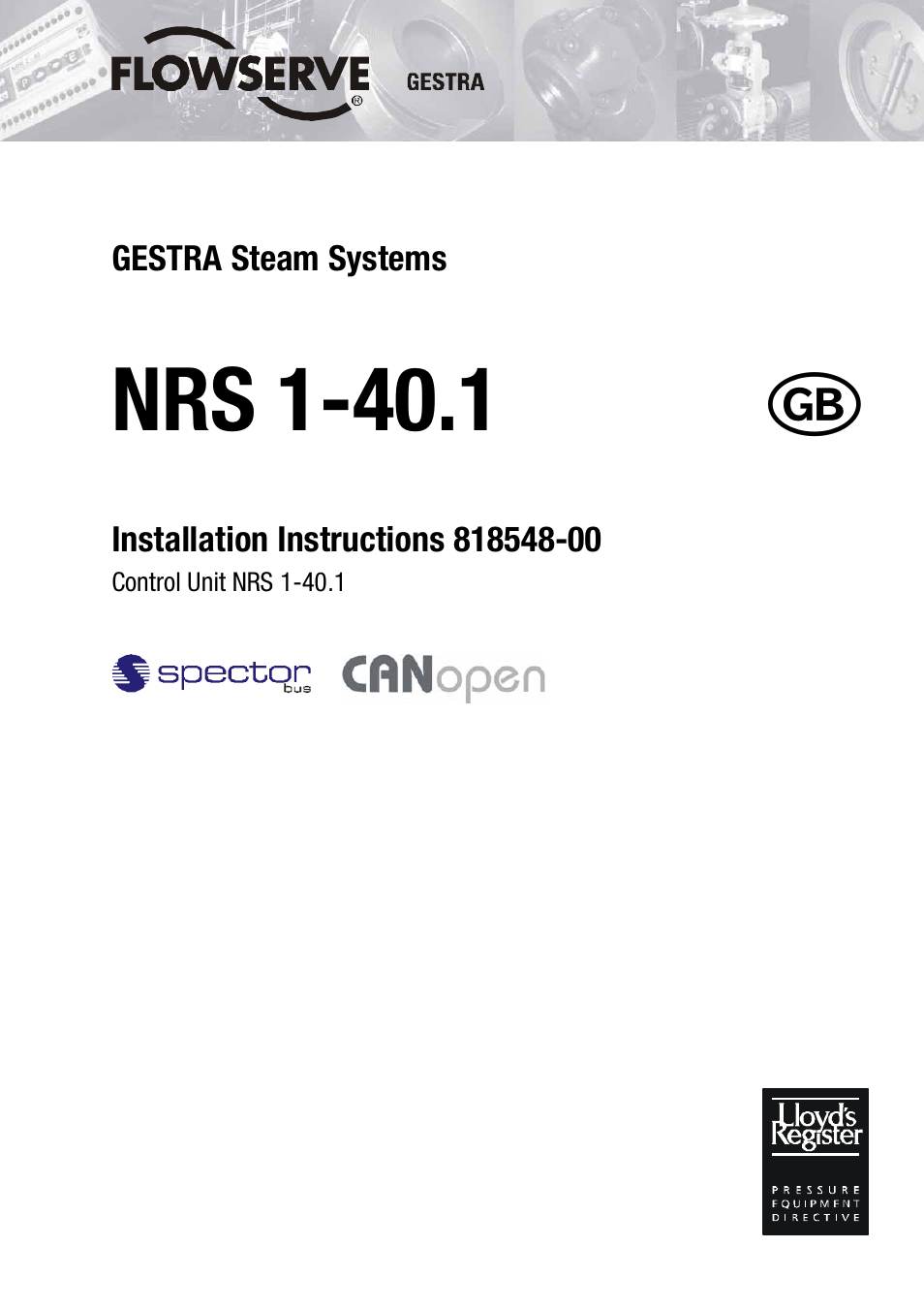 Flowserve NRS1-40.1 User Manual | 34 pages