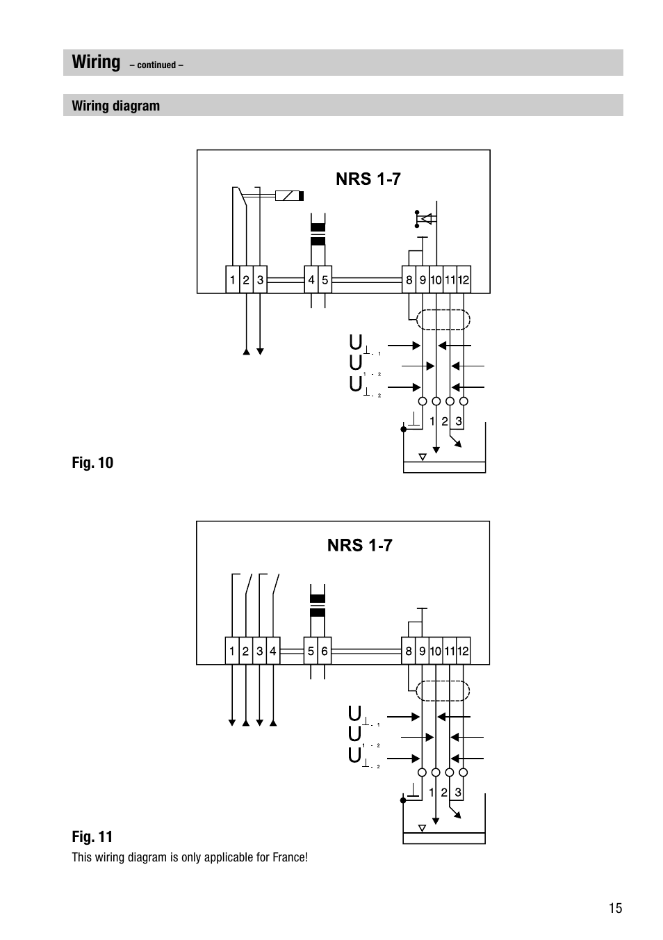 Wiring | Flowserve NRS 1-7 User Manual | Page 15 / 20