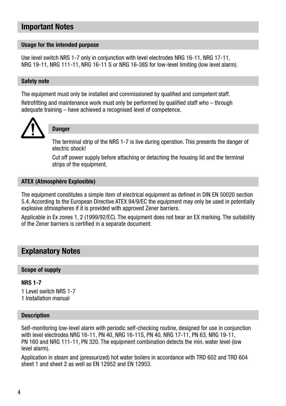 Flowserve NRS 1-7 User Manual | Page 4 / 20