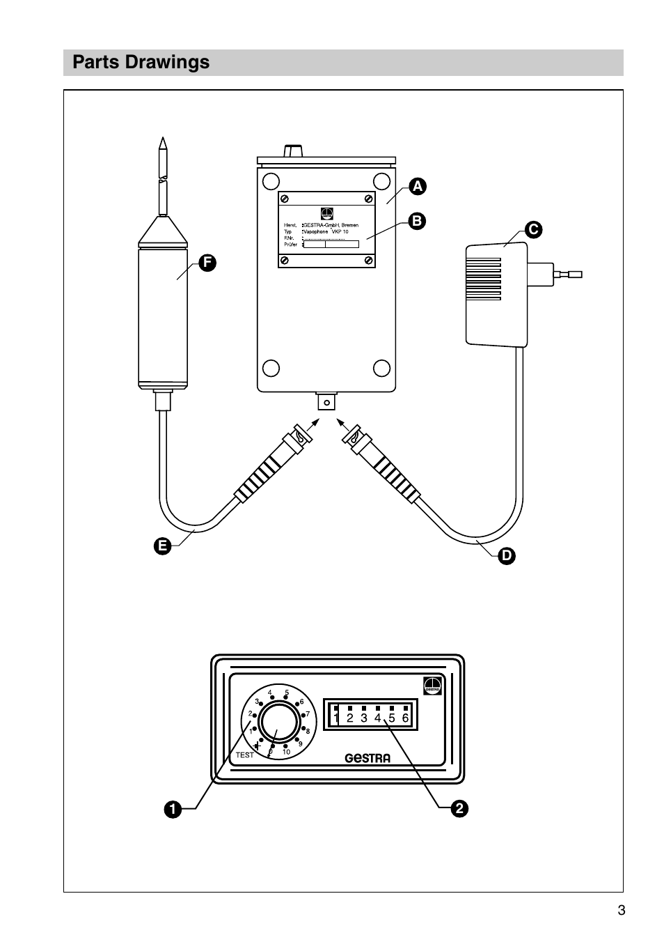 Parts drawings | Flowserve VPK10 User Manual | Page 3 / 12