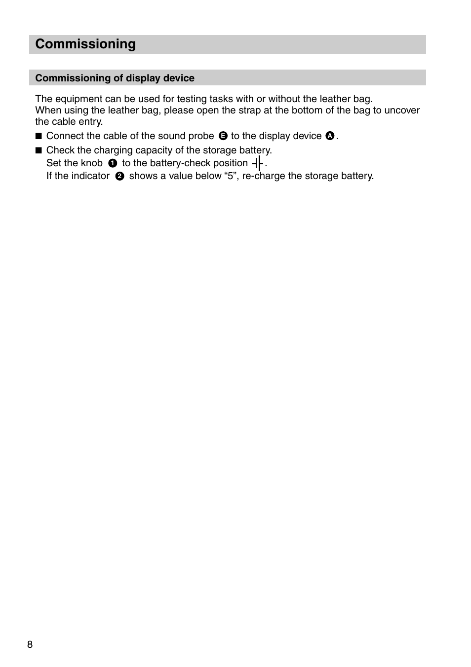 Commissioning | Flowserve VPK10 User Manual | Page 8 / 12