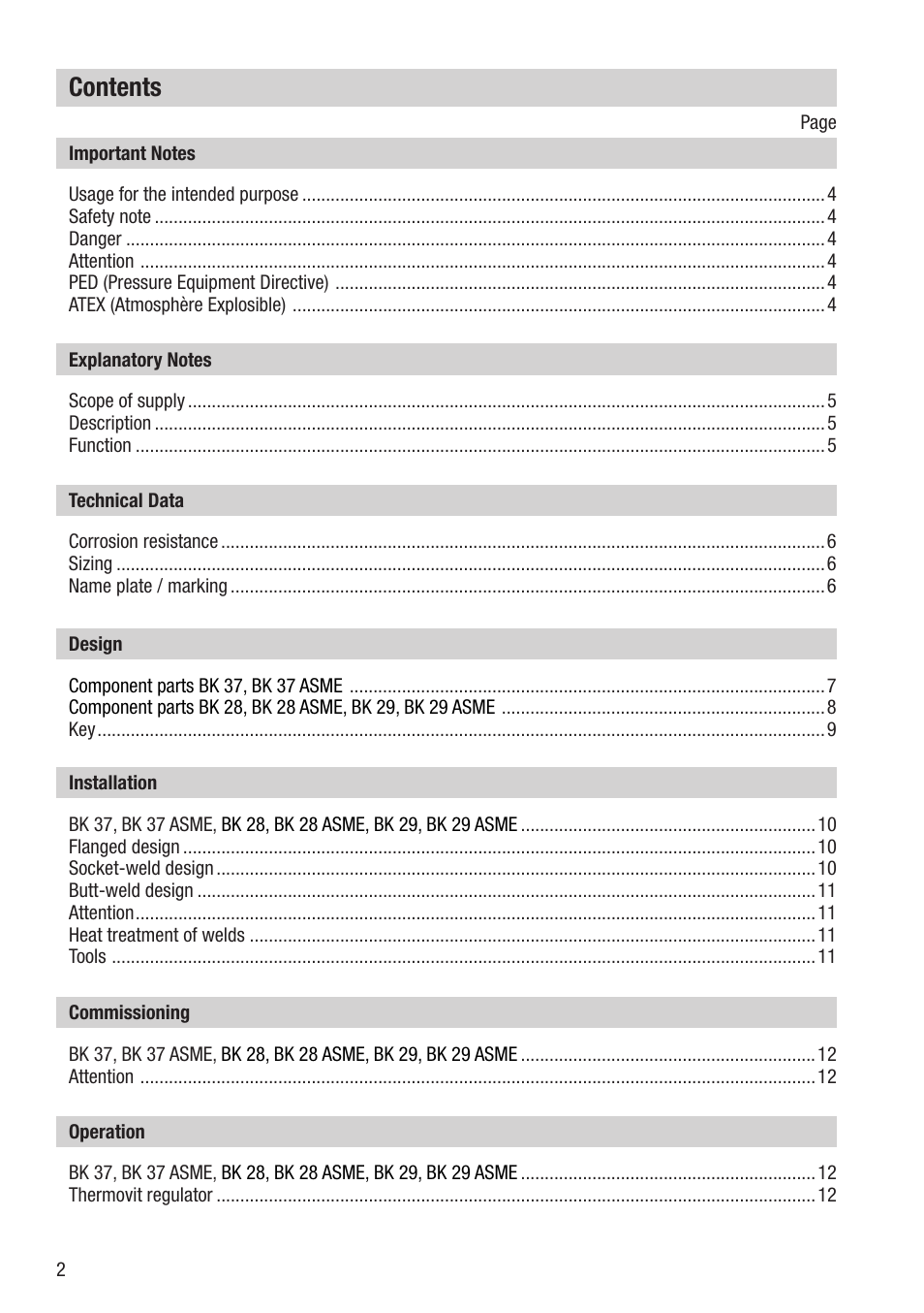 Flowserve BK 37 User Manual | Page 2 / 16