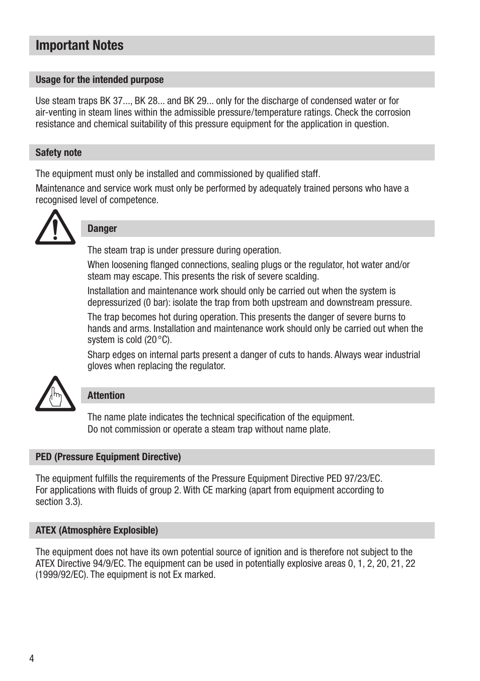 Flowserve BK 37 User Manual | Page 4 / 16