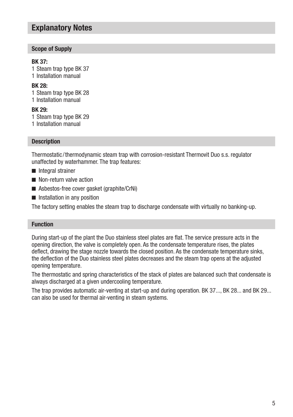 Flowserve BK 37 User Manual | Page 5 / 16