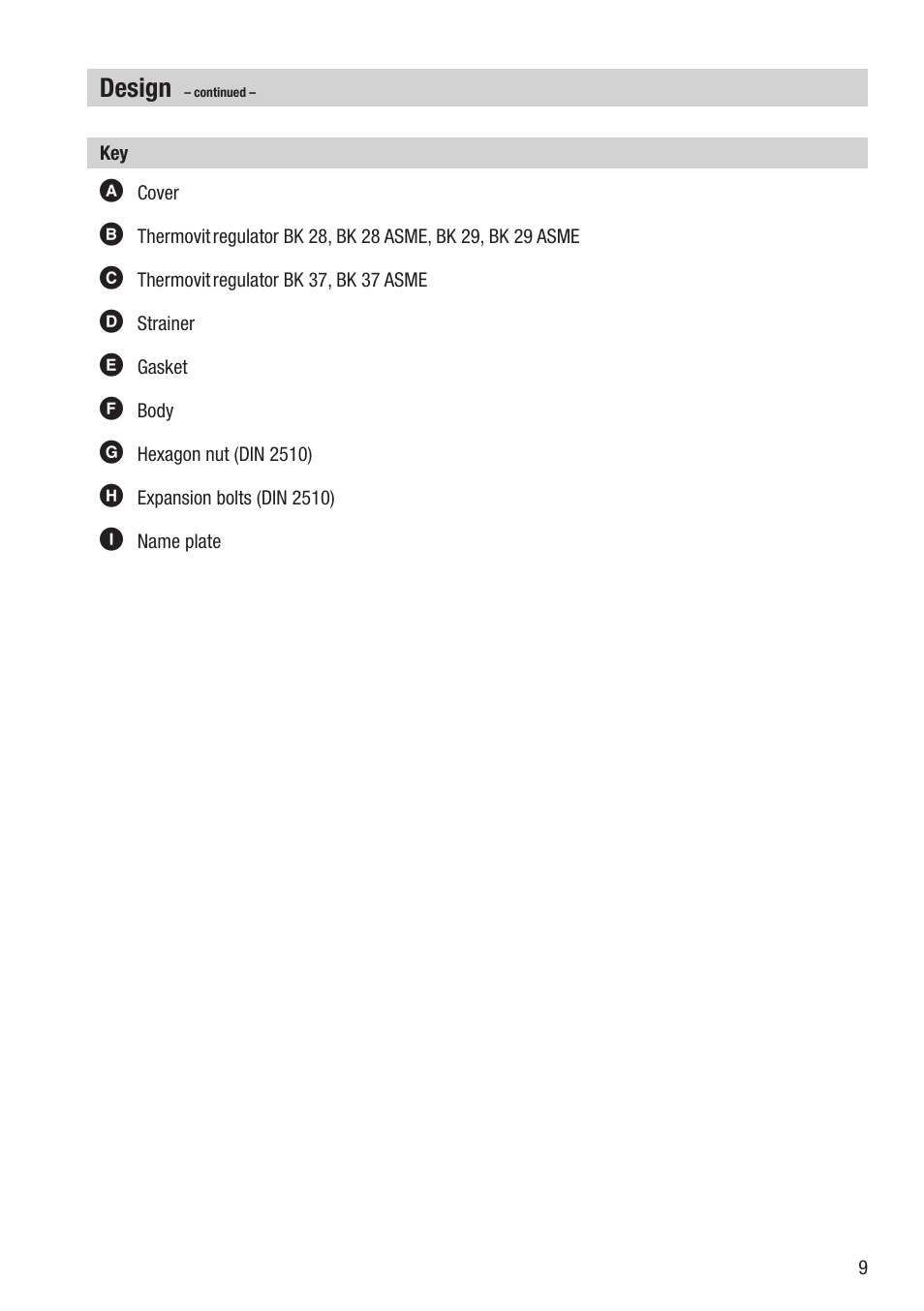 Design | Flowserve BK 37 User Manual | Page 9 / 16