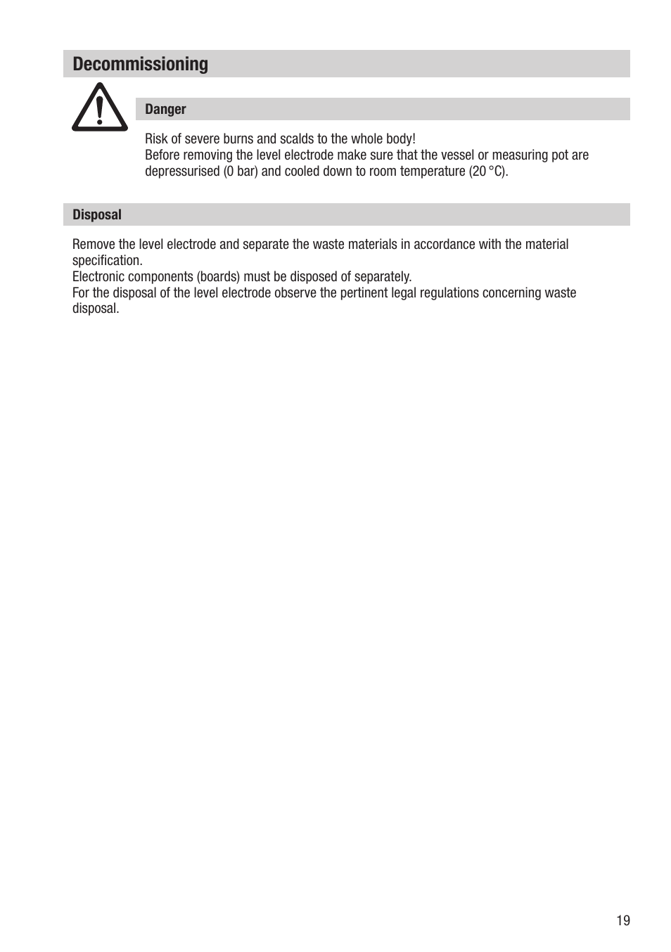 Decommissioning | Flowserve NRG16-12 User Manual | Page 19 / 20