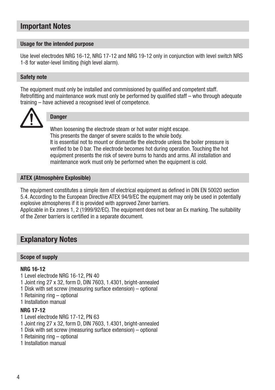 Flowserve NRG16-12 User Manual | Page 4 / 20
