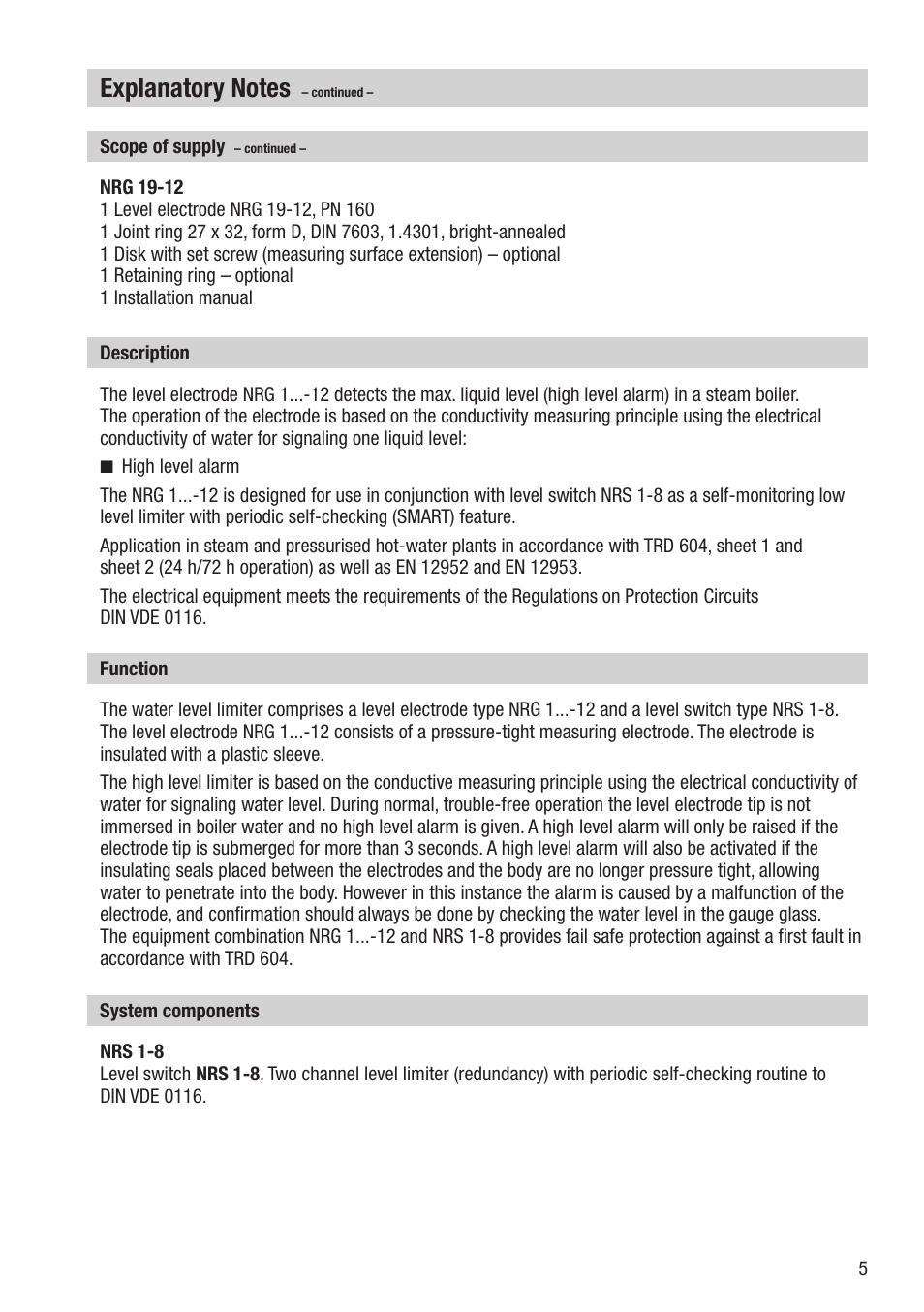 Flowserve NRG16-12 User Manual | Page 5 / 20