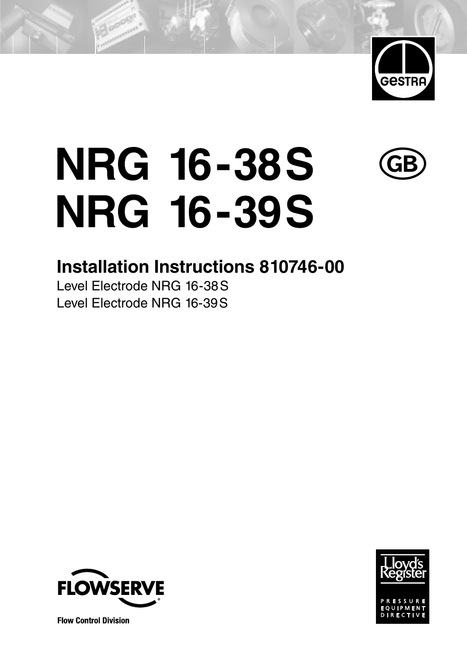 Flowserve NRG 16-38S User Manual | 24 pages