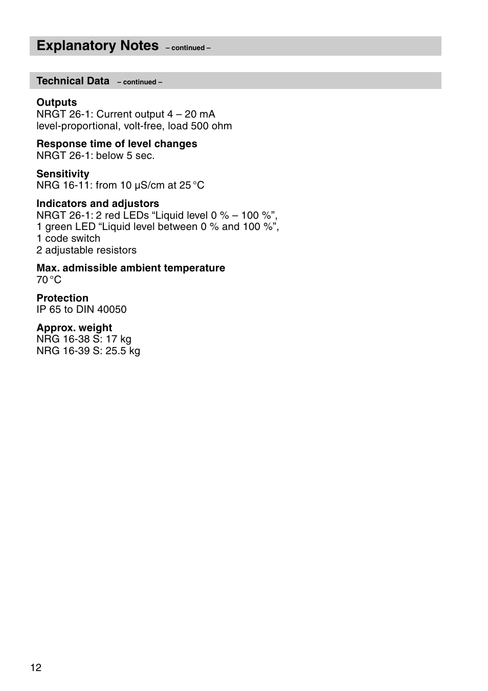 Flowserve NRG 16-38S User Manual | Page 12 / 24