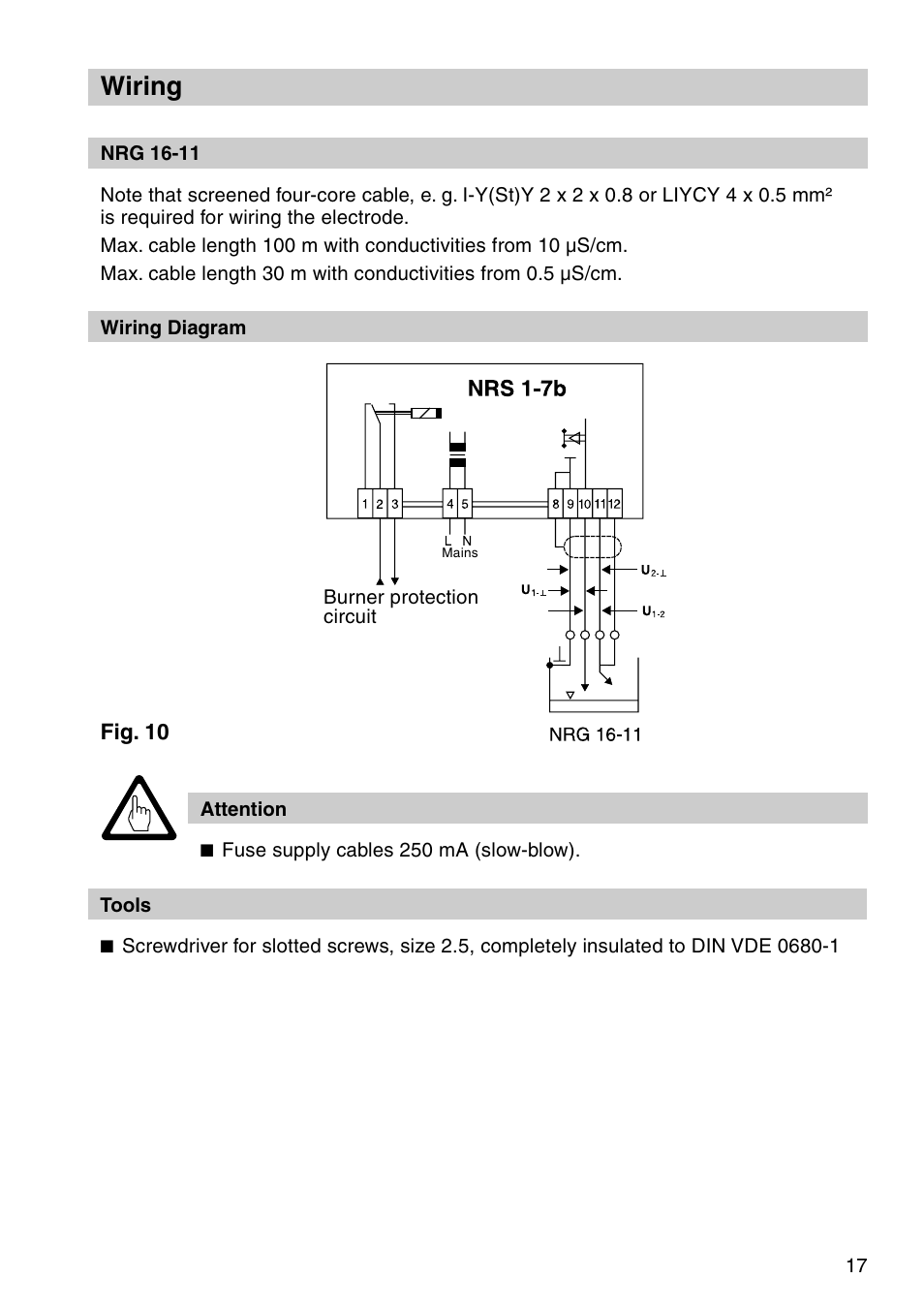 Wiring | Flowserve NRG 16-38S User Manual | Page 17 / 24