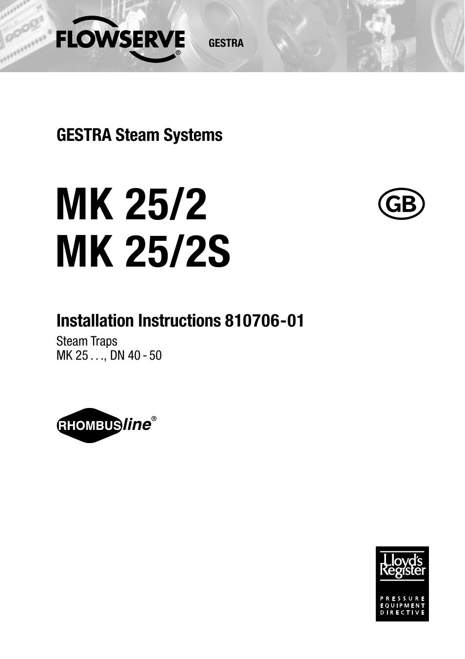 Flowserve MK25/2 User Manual | 20 pages