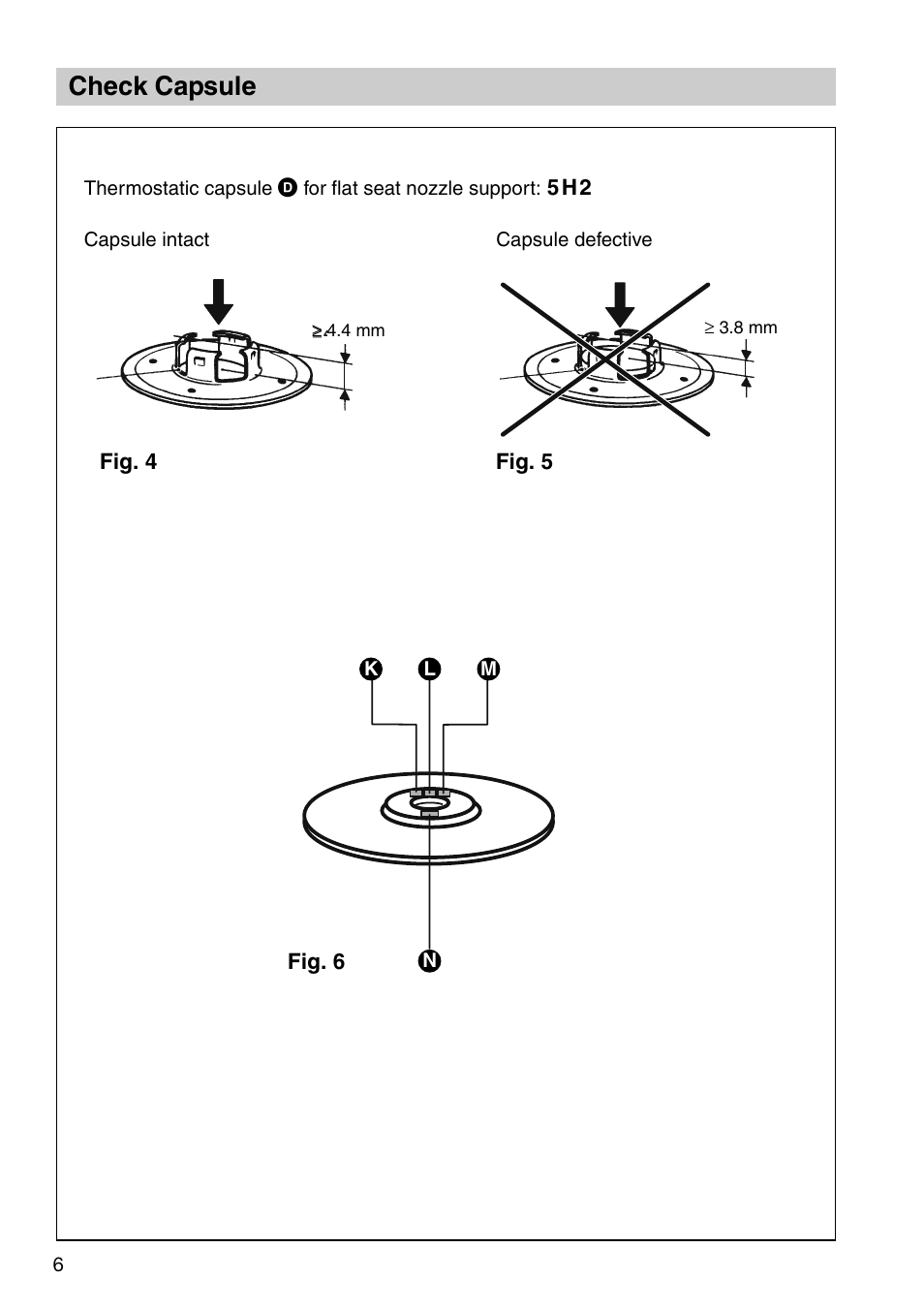 Check capsule | Flowserve MK25/2 User Manual | Page 6 / 20