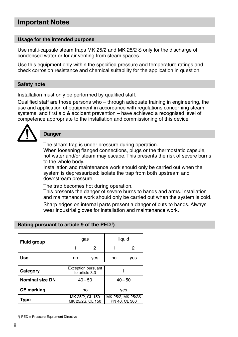 Flowserve MK25/2 User Manual | Page 8 / 20