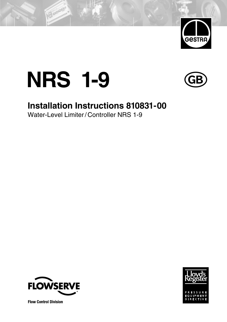 Flowserve NRS1-9 User Manual | 16 pages