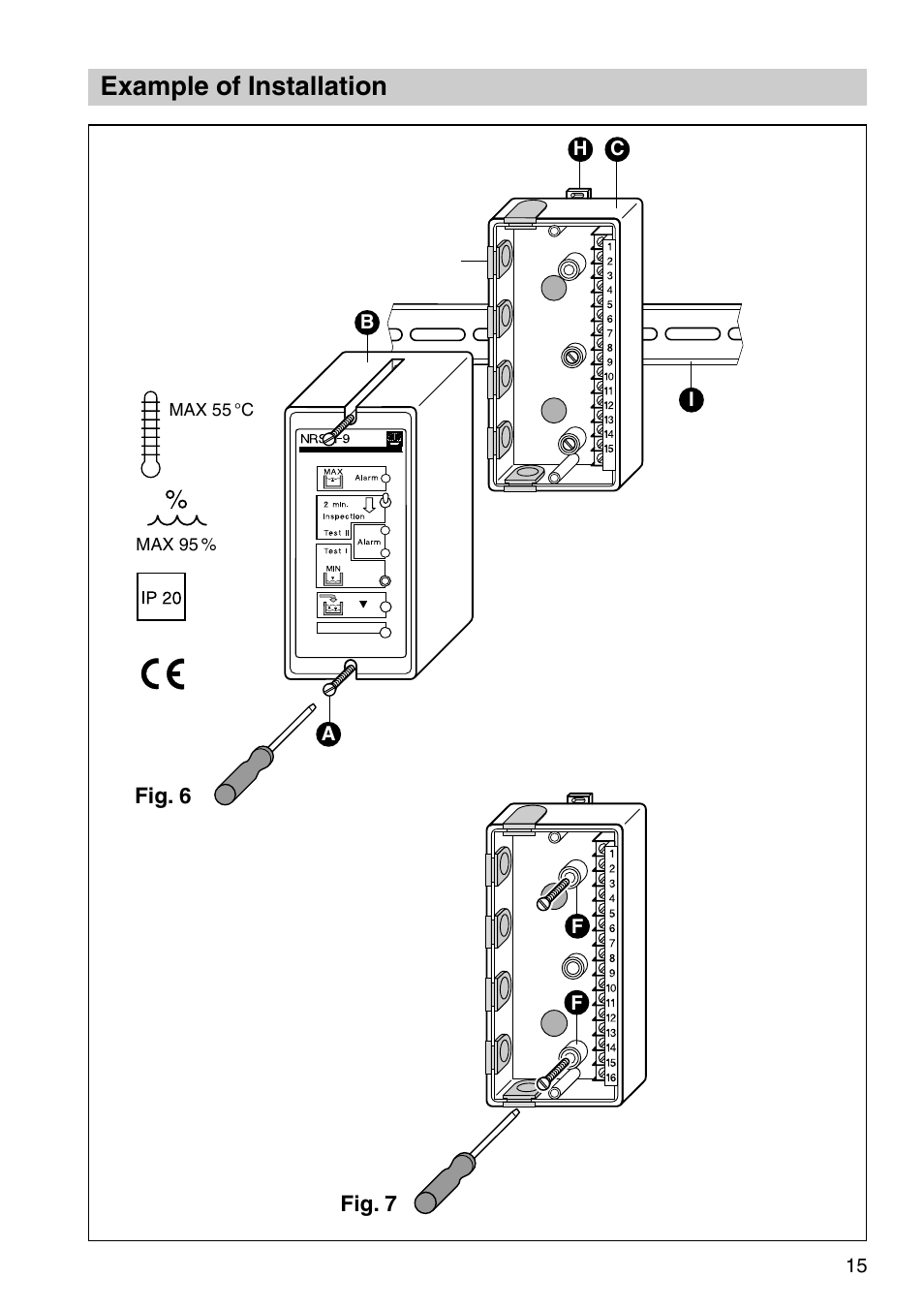 Example of installation | Flowserve NRS1-9 User Manual | Page 15 / 16