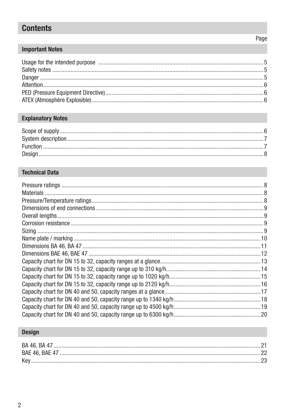 Flowserve BA46 User Manual | Page 2 / 36