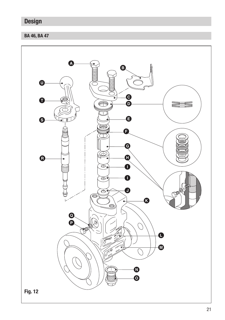 Flowserve BA46 User Manual | Page 21 / 36