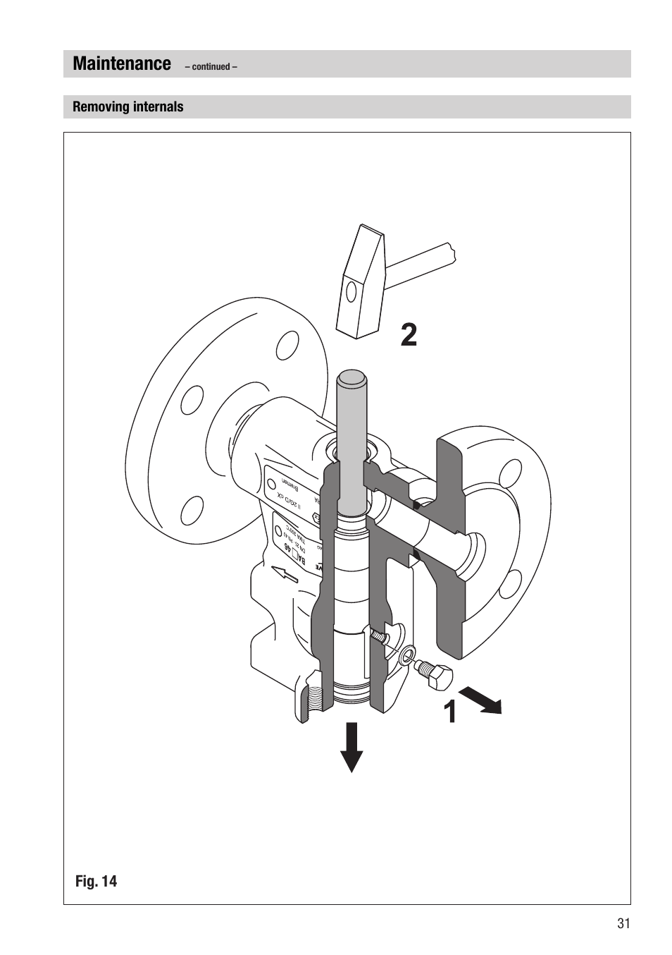 Maintenance | Flowserve BA46 User Manual | Page 31 / 36