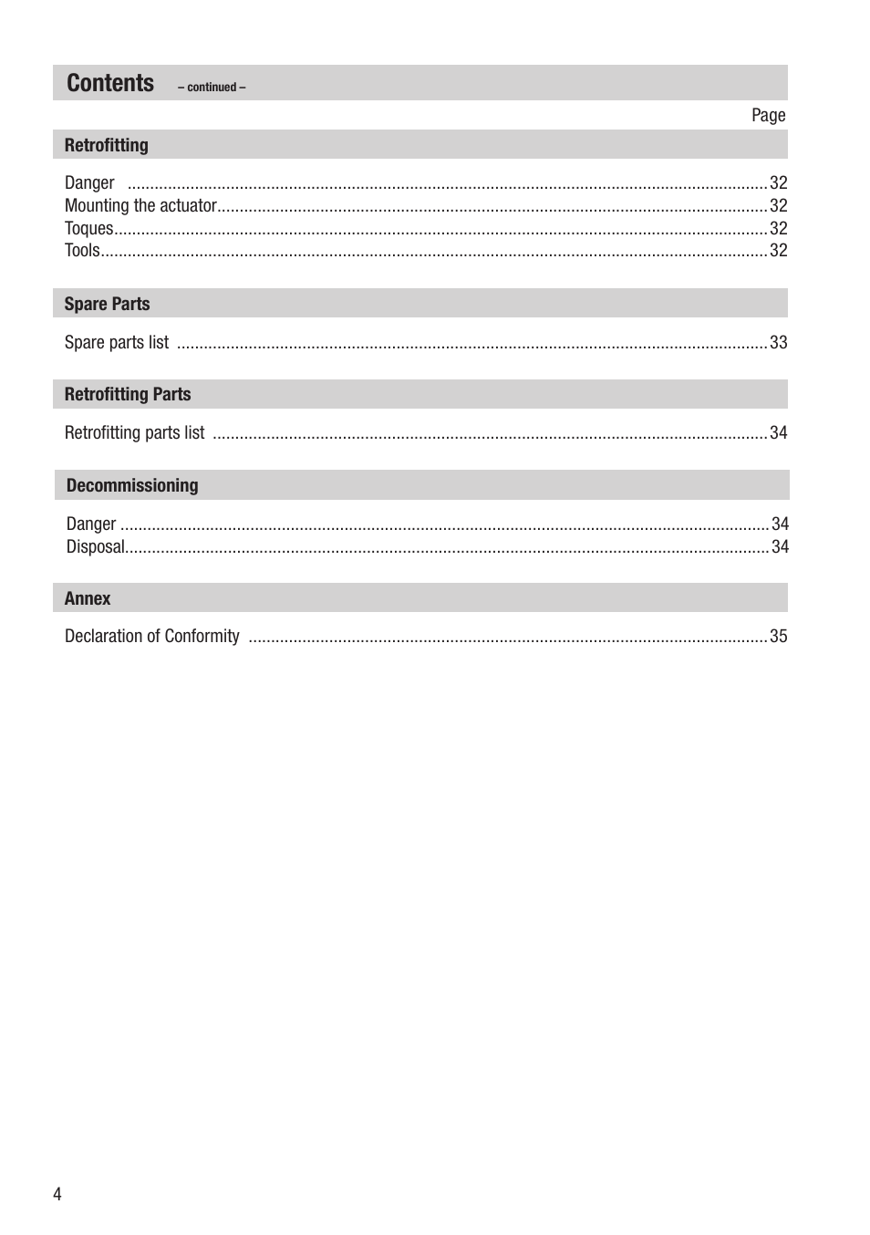 Flowserve BA46 User Manual | Page 4 / 36