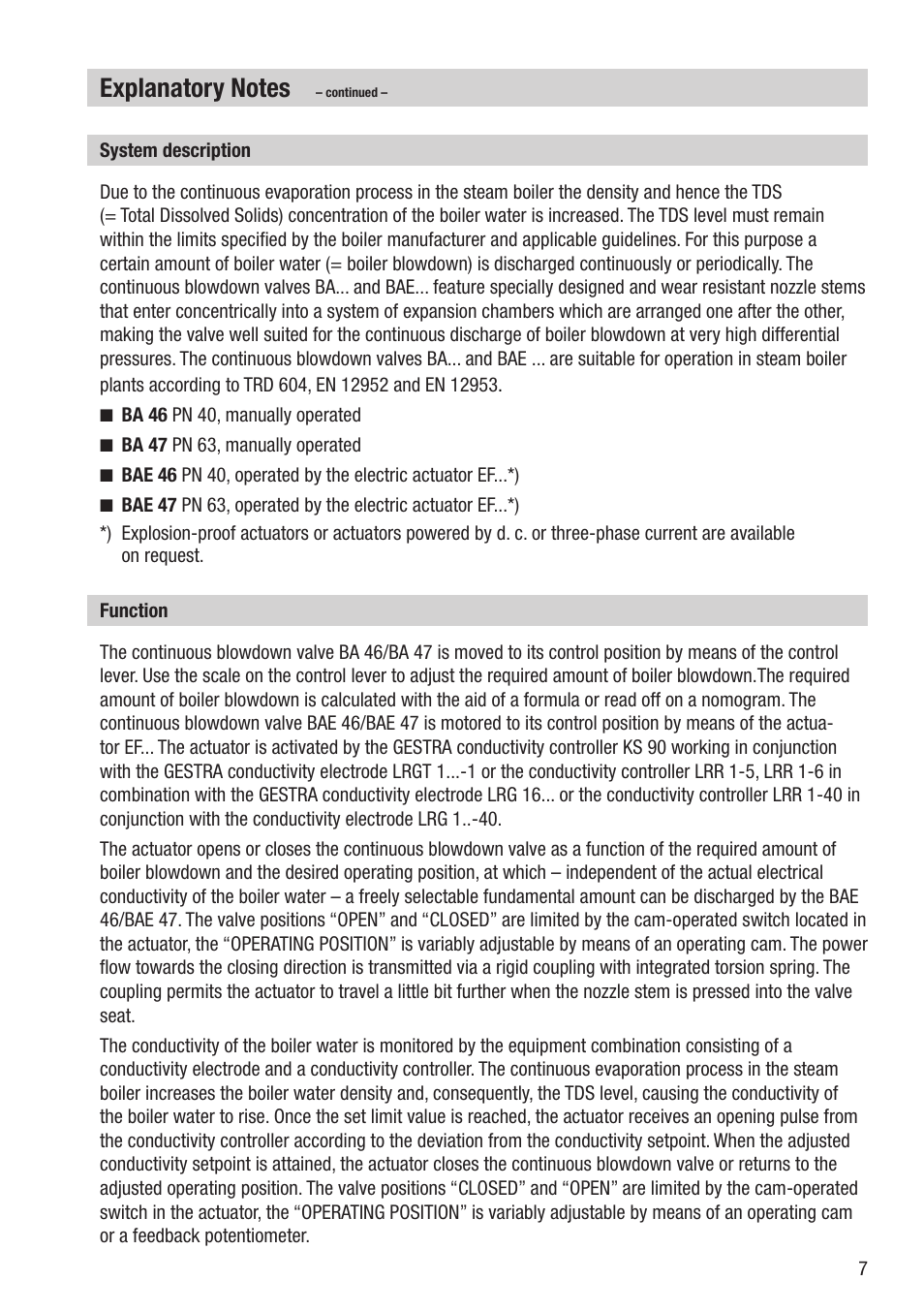 Flowserve BA46 User Manual | Page 7 / 36