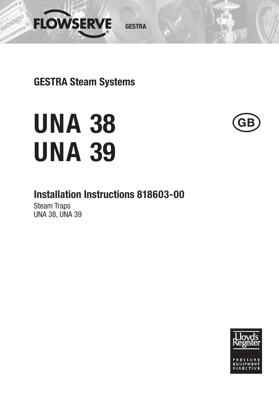 Flowserve UNA 38 User Manual | 20 pages