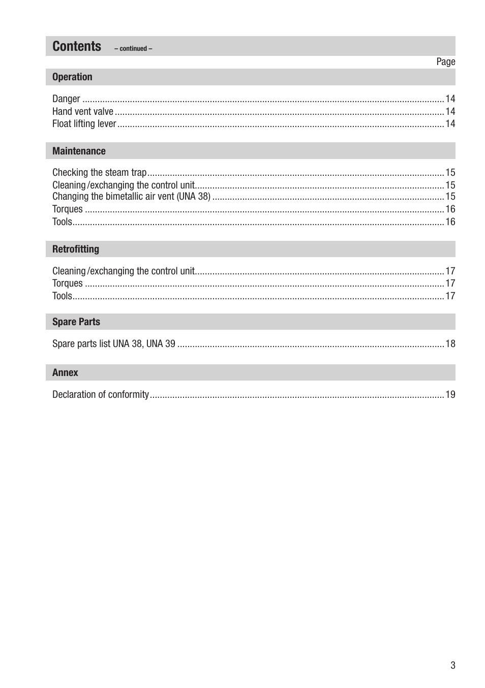 Flowserve UNA 38 User Manual | Page 3 / 20