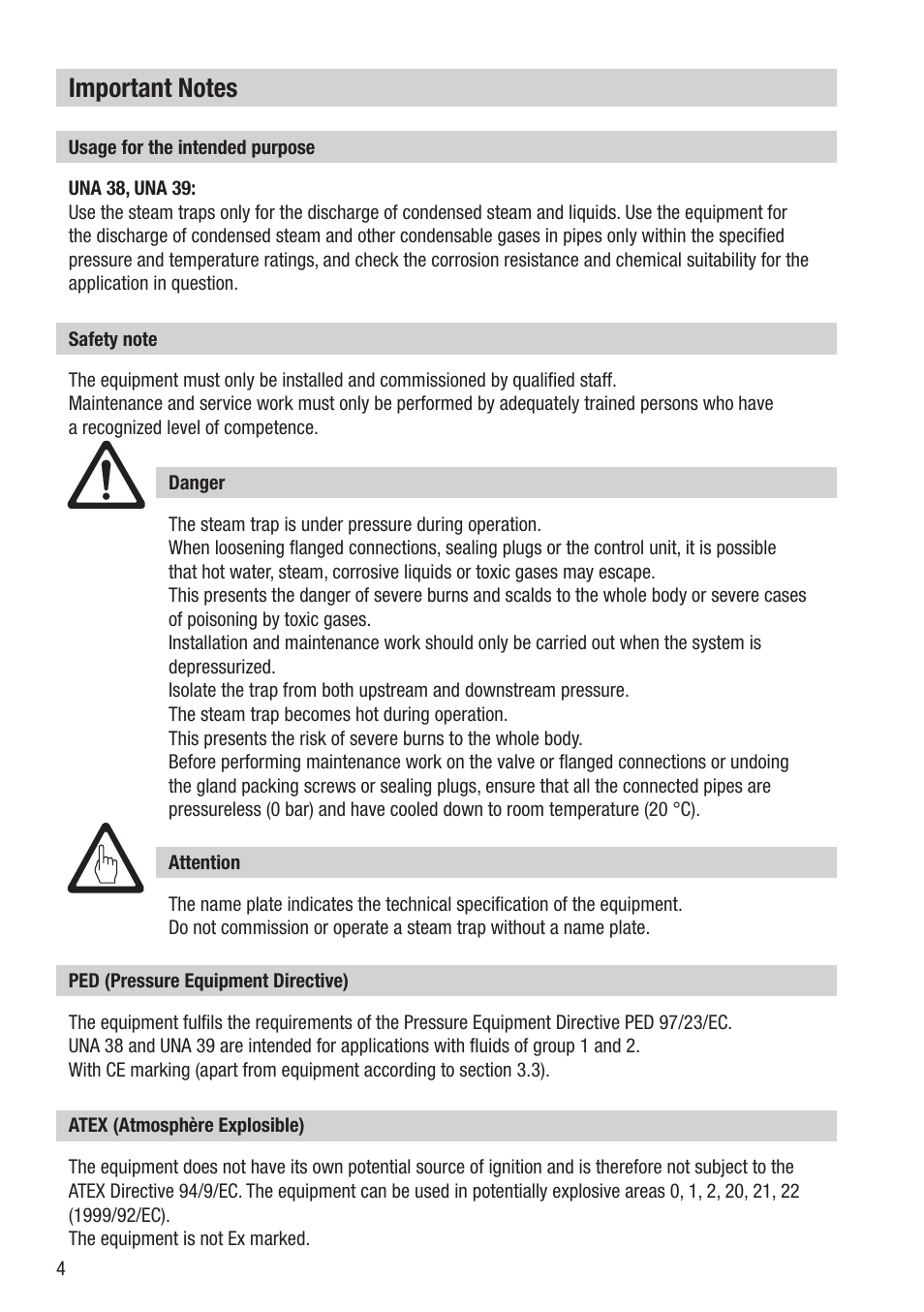 Flowserve UNA 38 User Manual | Page 4 / 20