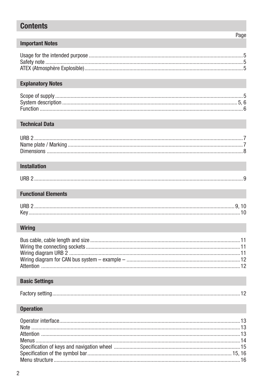 Flowserve URB 2 User Manual | Page 2 / 48