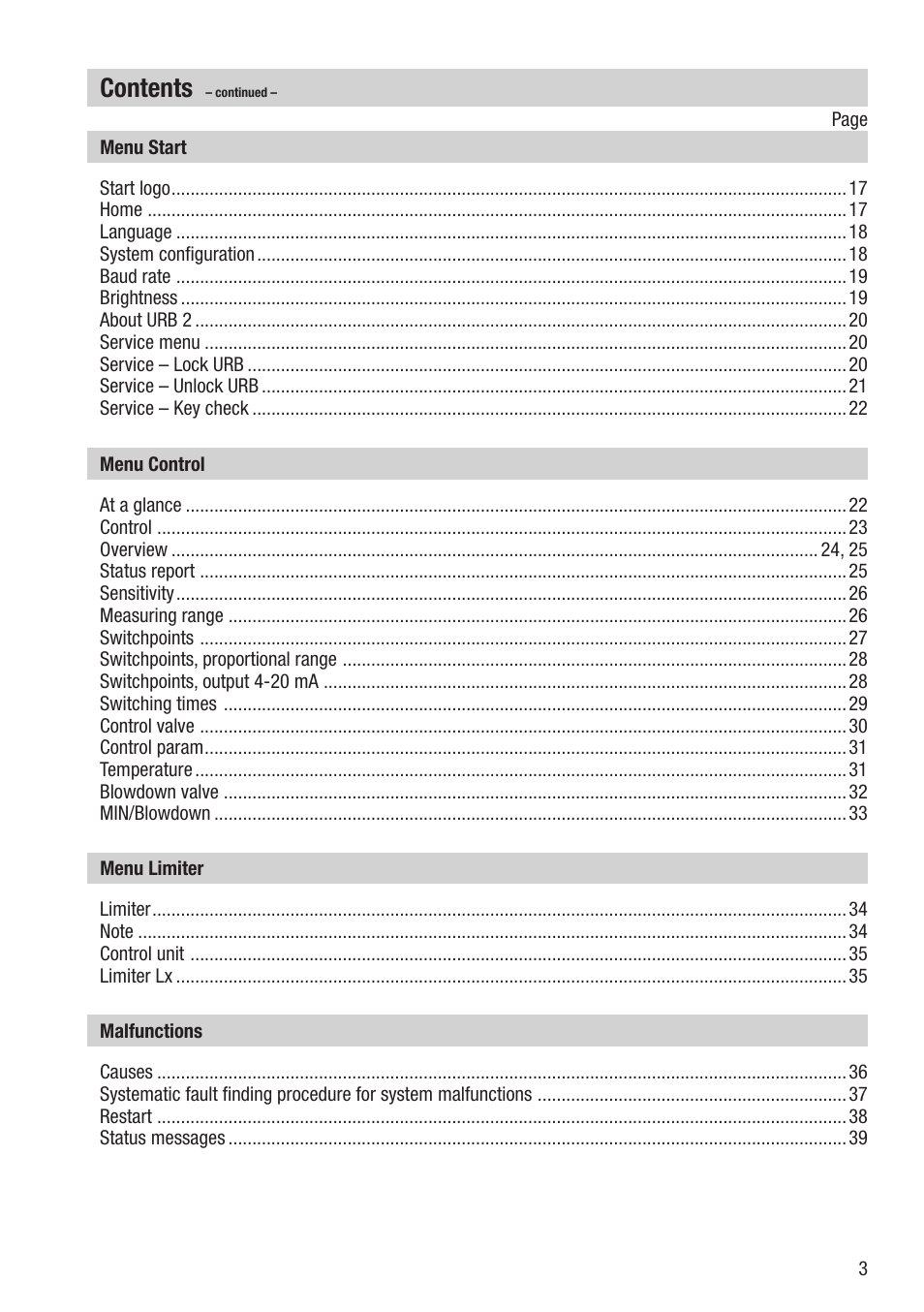 Flowserve URB 2 User Manual | Page 3 / 48