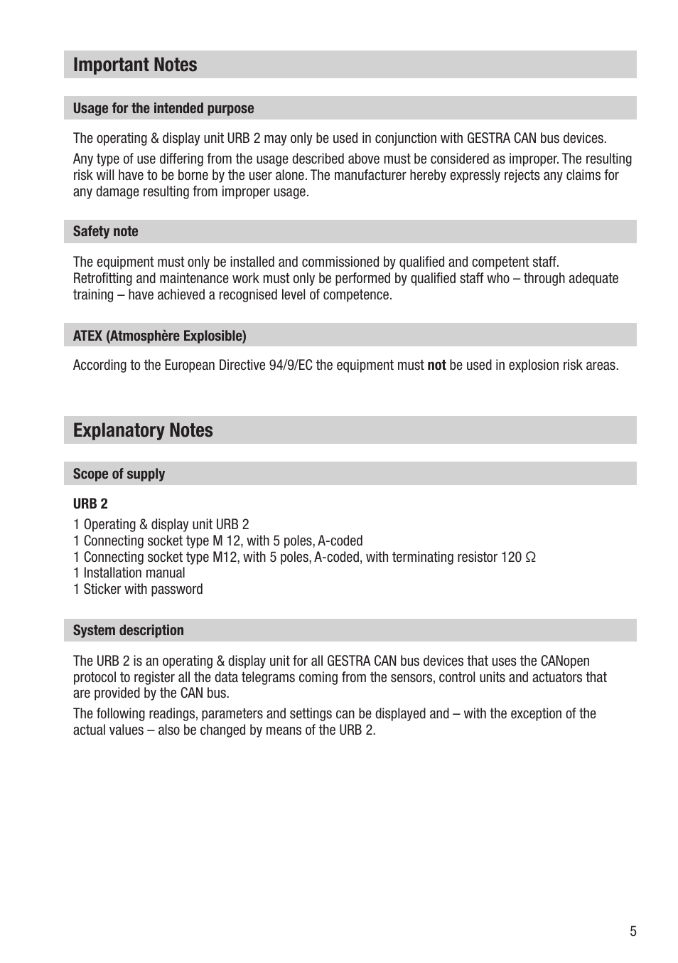 Flowserve URB 2 User Manual | Page 5 / 48
