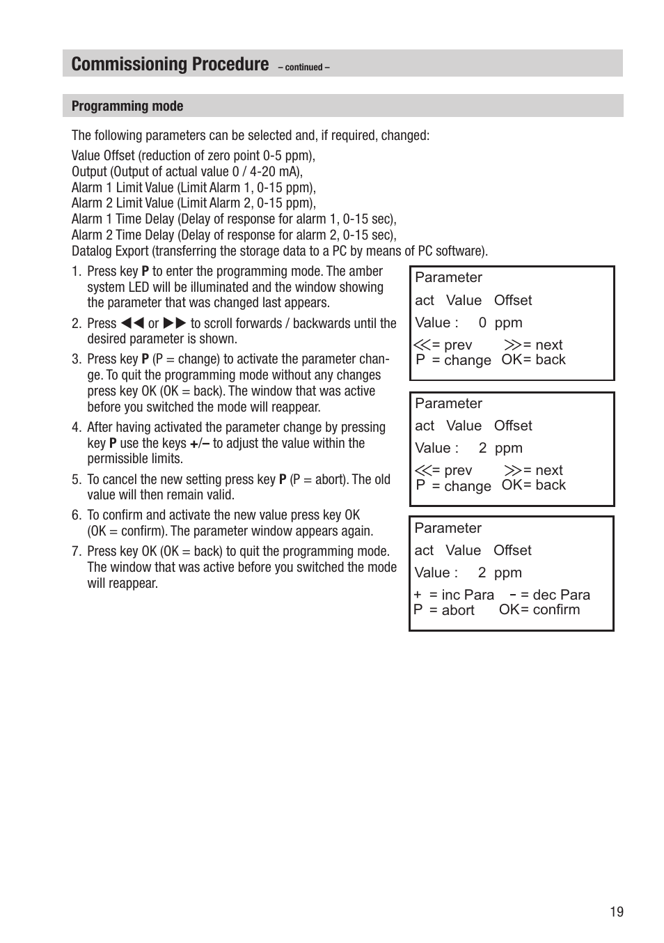 Commissioning procedure | Flowserve OR 52-7 User Manual | Page 19 / 40
