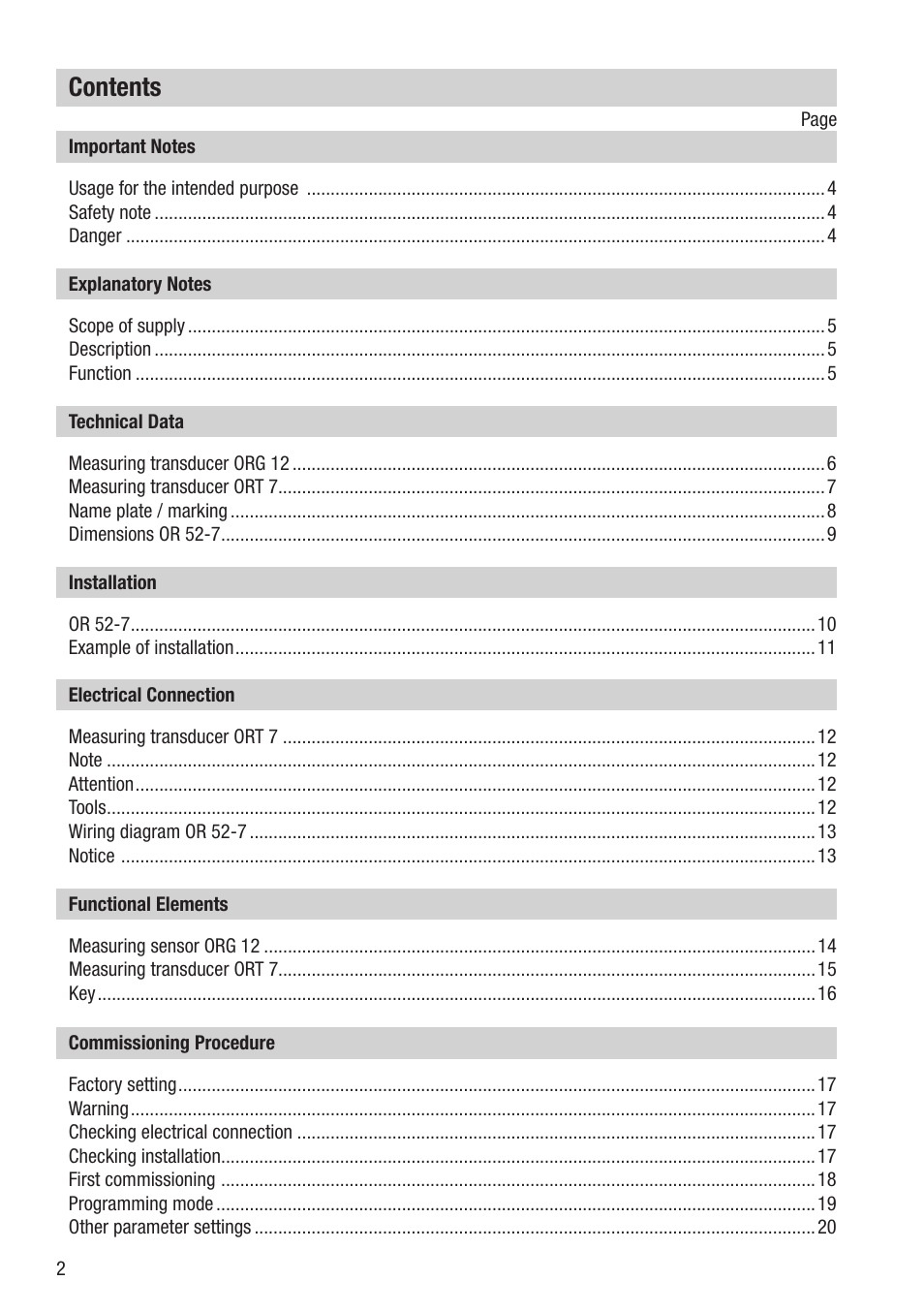 Flowserve OR 52-7 User Manual | Page 2 / 40