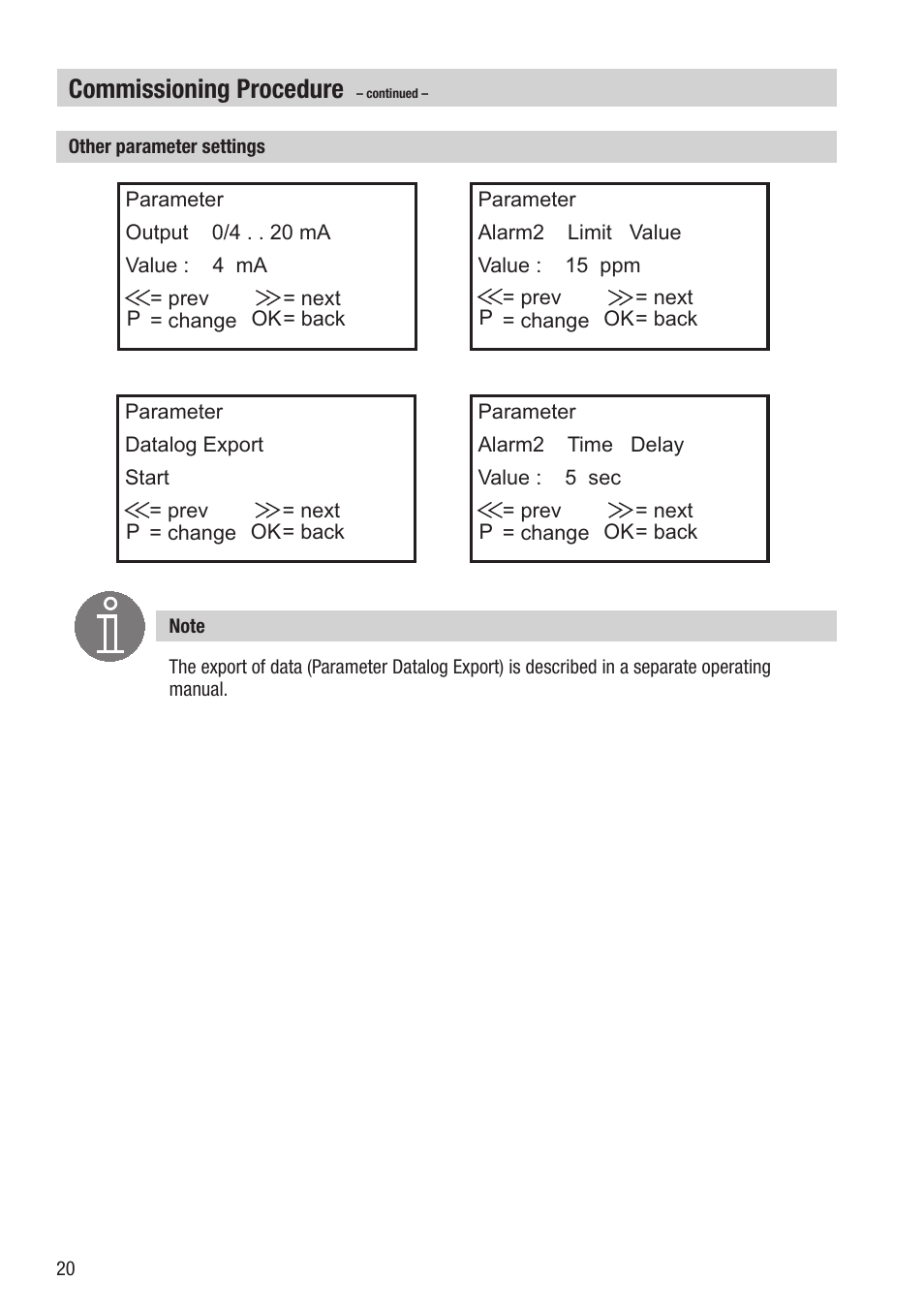 Commissioning procedure | Flowserve OR 52-7 User Manual | Page 20 / 40