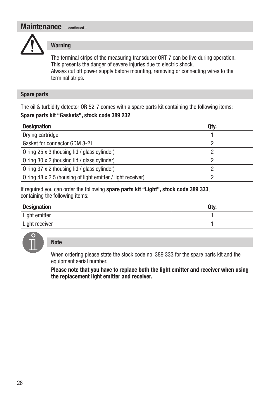 Maintenance | Flowserve OR 52-7 User Manual | Page 28 / 40