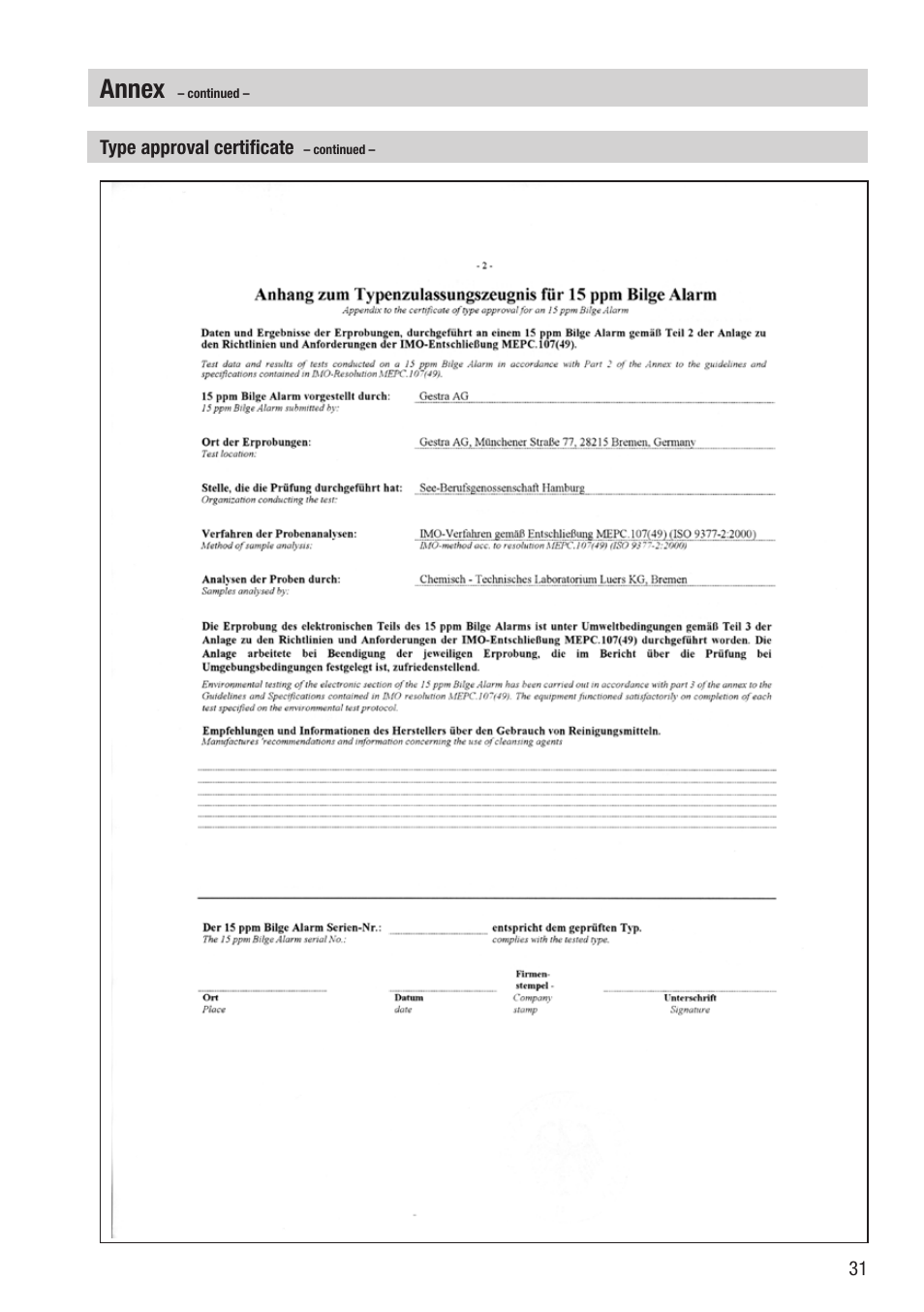 Annex | Flowserve OR 52-7 User Manual | Page 31 / 40