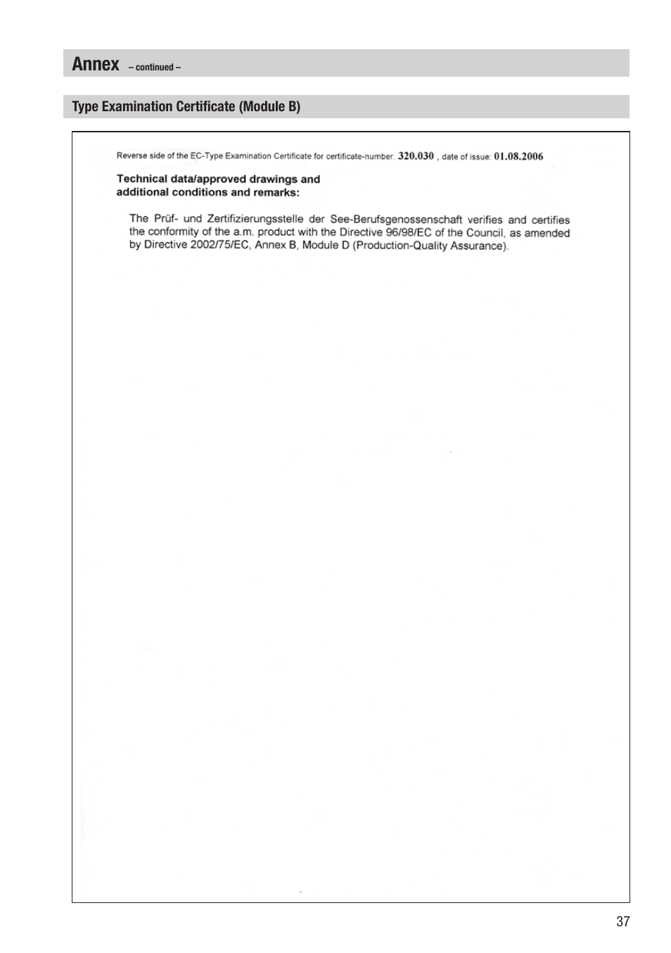 Annex | Flowserve OR 52-7 User Manual | Page 37 / 40